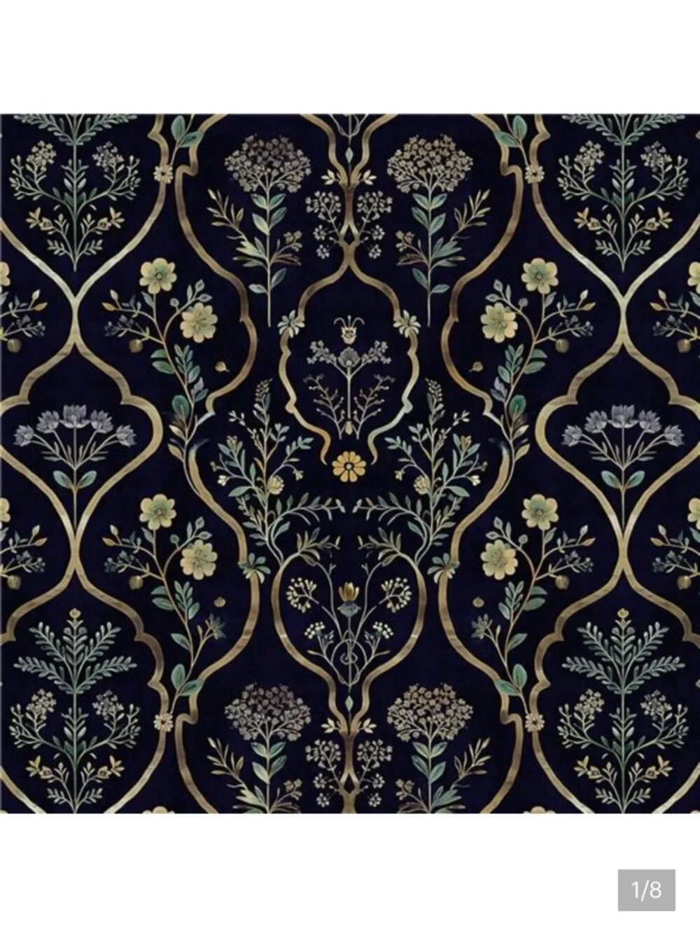 Floral Peel and Stick Wallpaper Vintage Floral Wallpaper 15.7inchx118.1inch